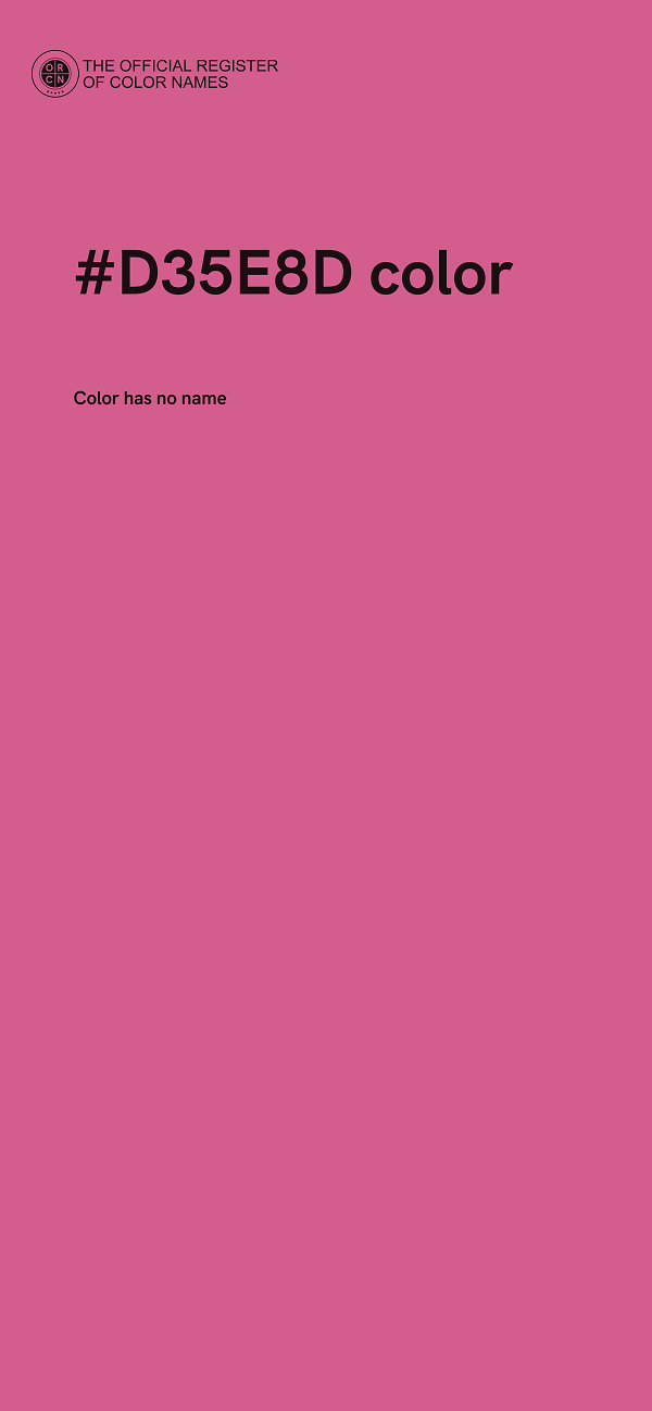 #D35E8D color image