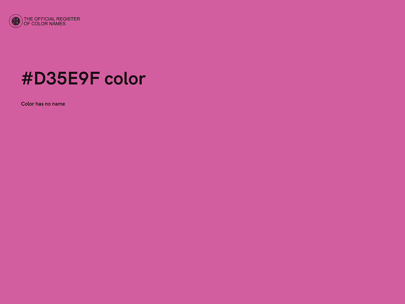 #D35E9F color image