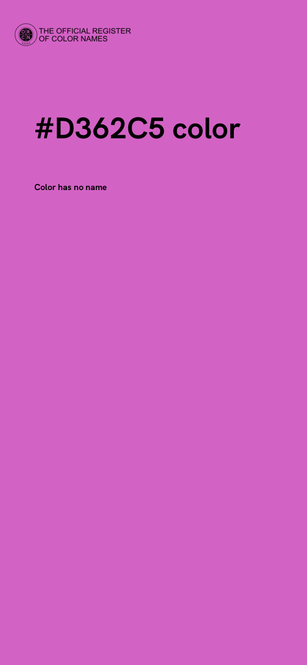 #D362C5 color image