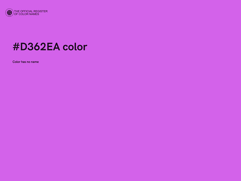 #D362EA color image