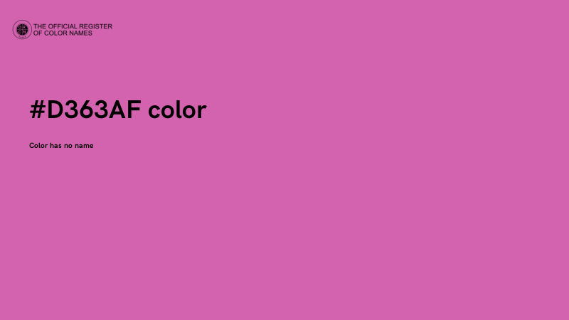 #D363AF color image
