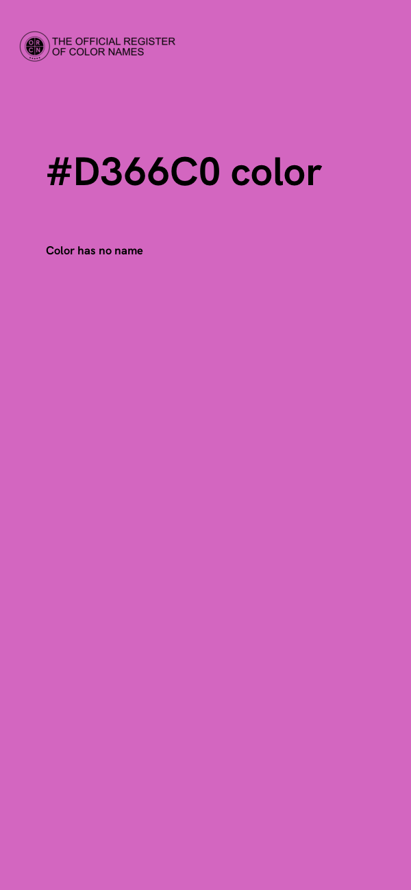 #D366C0 color image