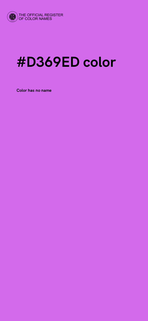 #D369ED color image