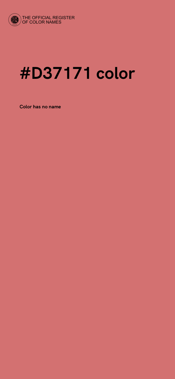 #D37171 color image