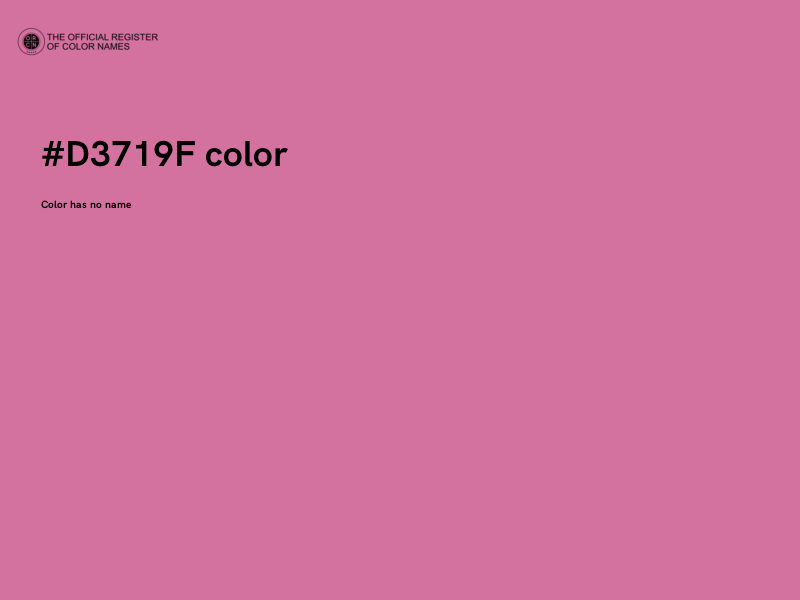 #D3719F color image