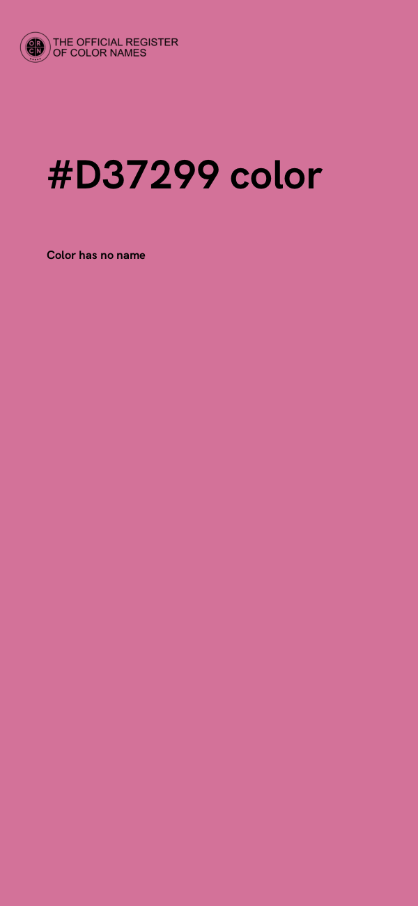 #D37299 color image