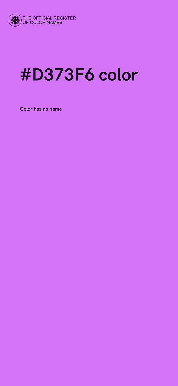 #D373F6 color image