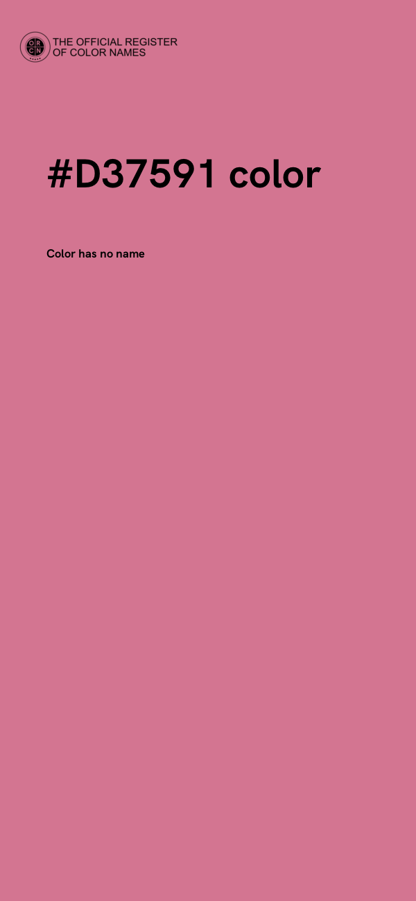 #D37591 color image