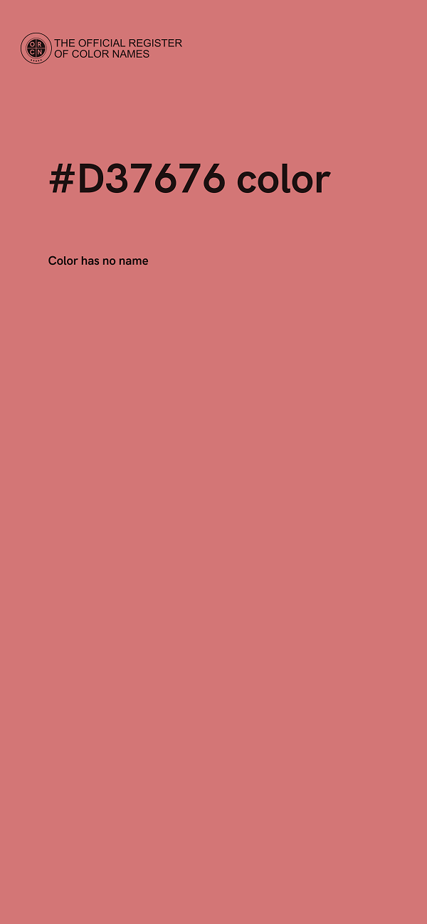 #D37676 color image
