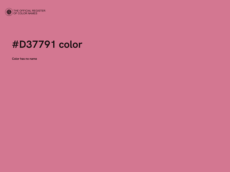 #D37791 color image