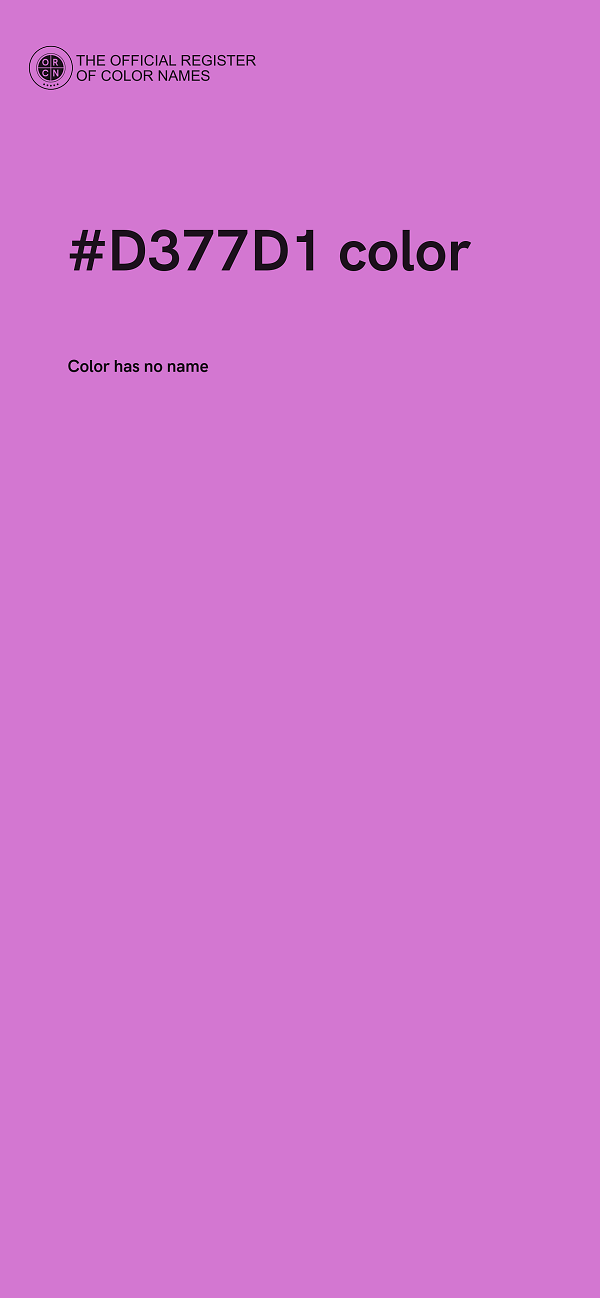 #D377D1 color image