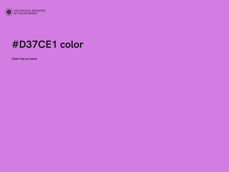 #D37CE1 color image