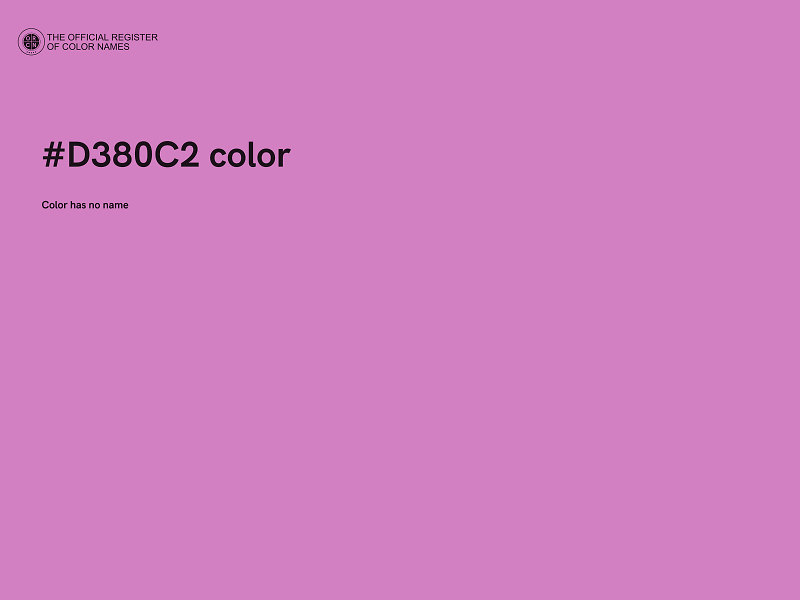 #D380C2 color image