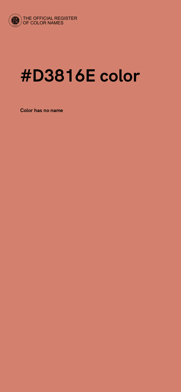 #D3816E color image