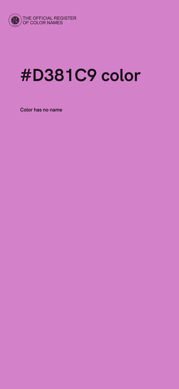 #D381C9 color image