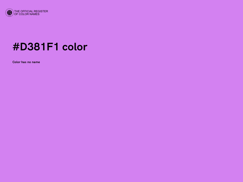 #D381F1 color image