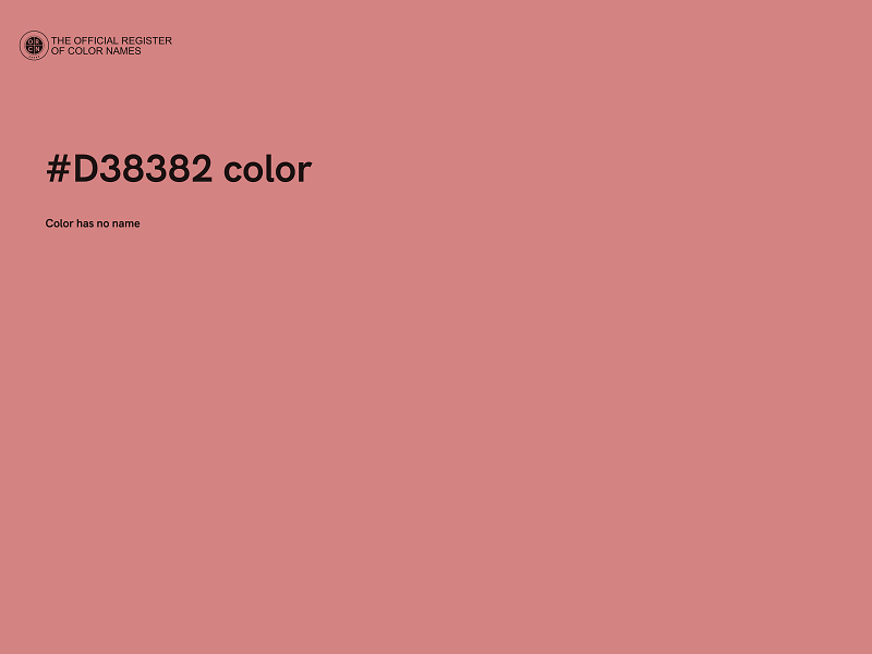 #D38382 color image