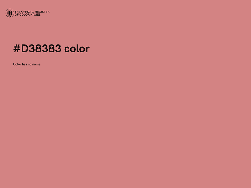 #D38383 color image