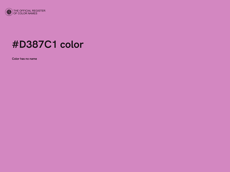 #D387C1 color image