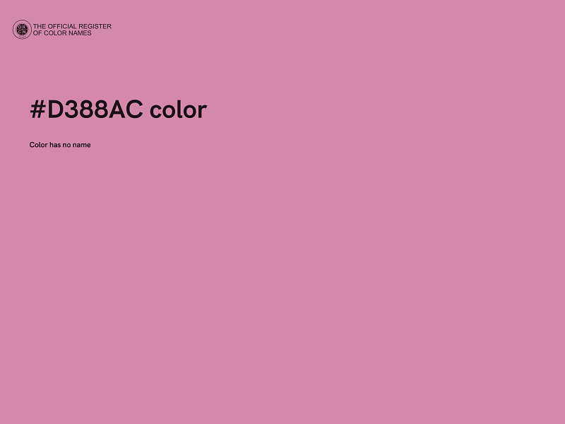 #D388AC color image