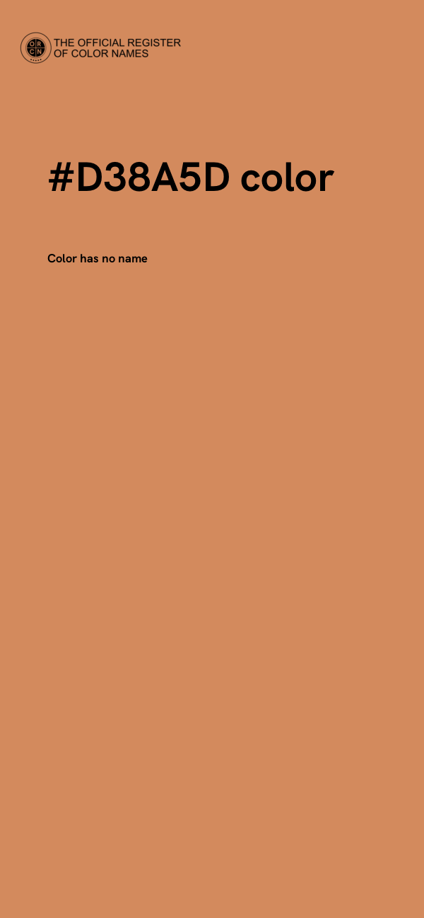 #D38A5D color image