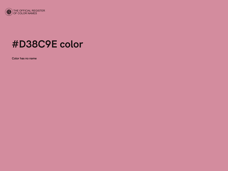 #D38C9E color image