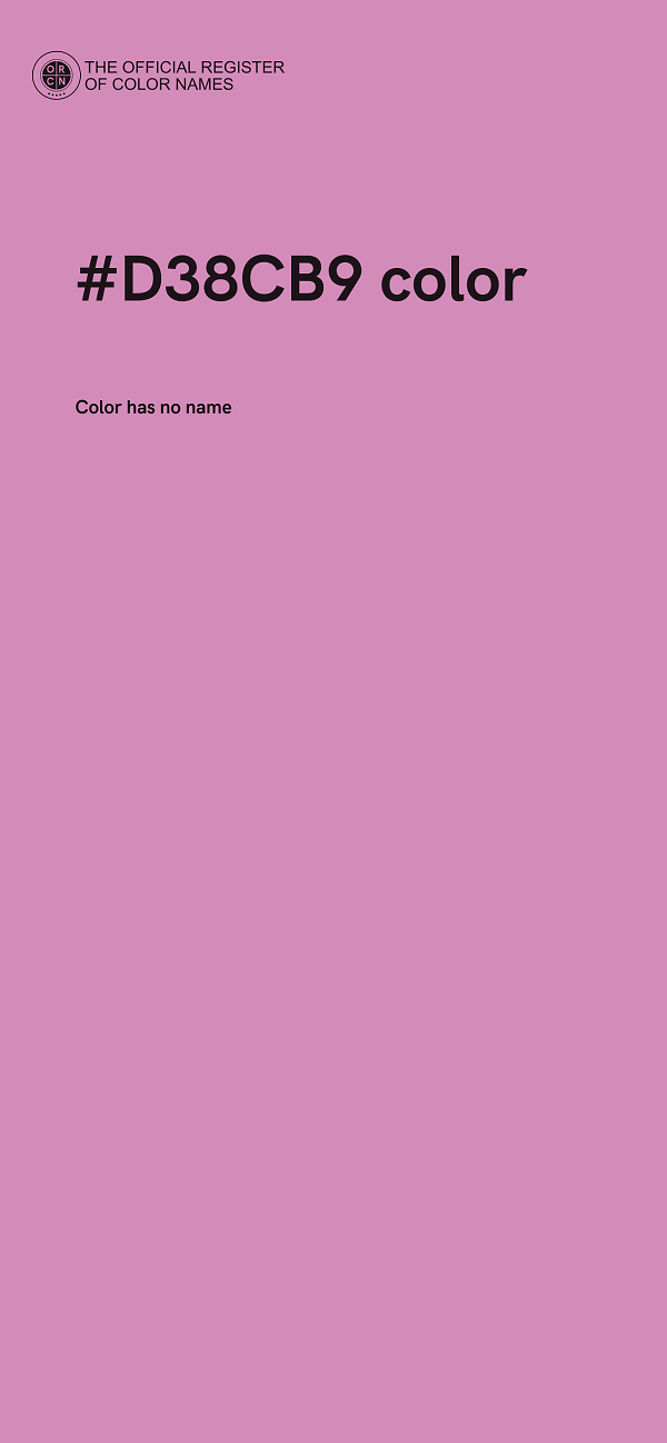 #D38CB9 color image