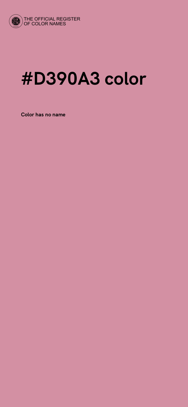 #D390A3 color image