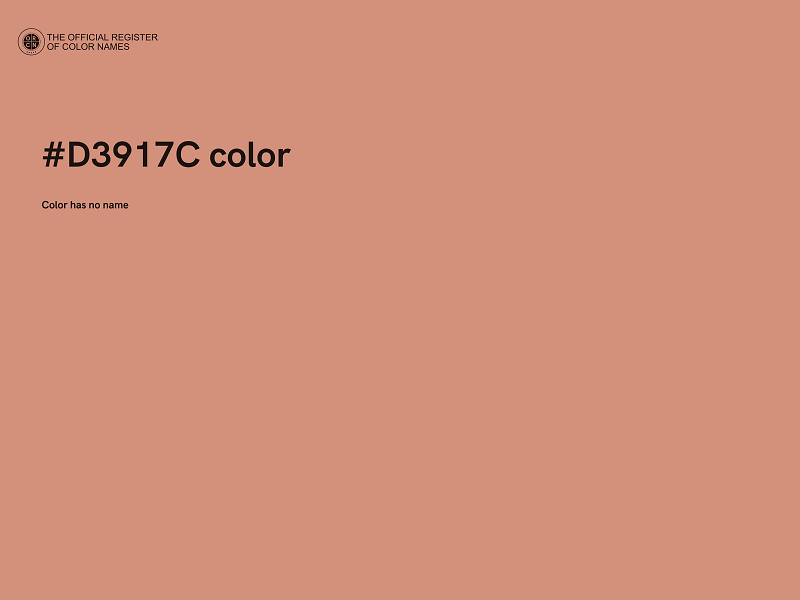 #D3917C color image