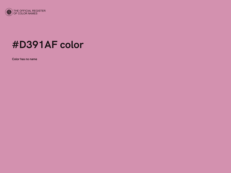 #D391AF color image