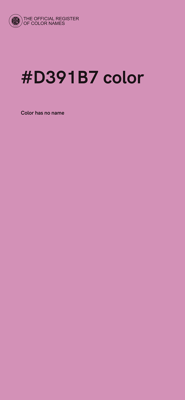 #D391B7 color image