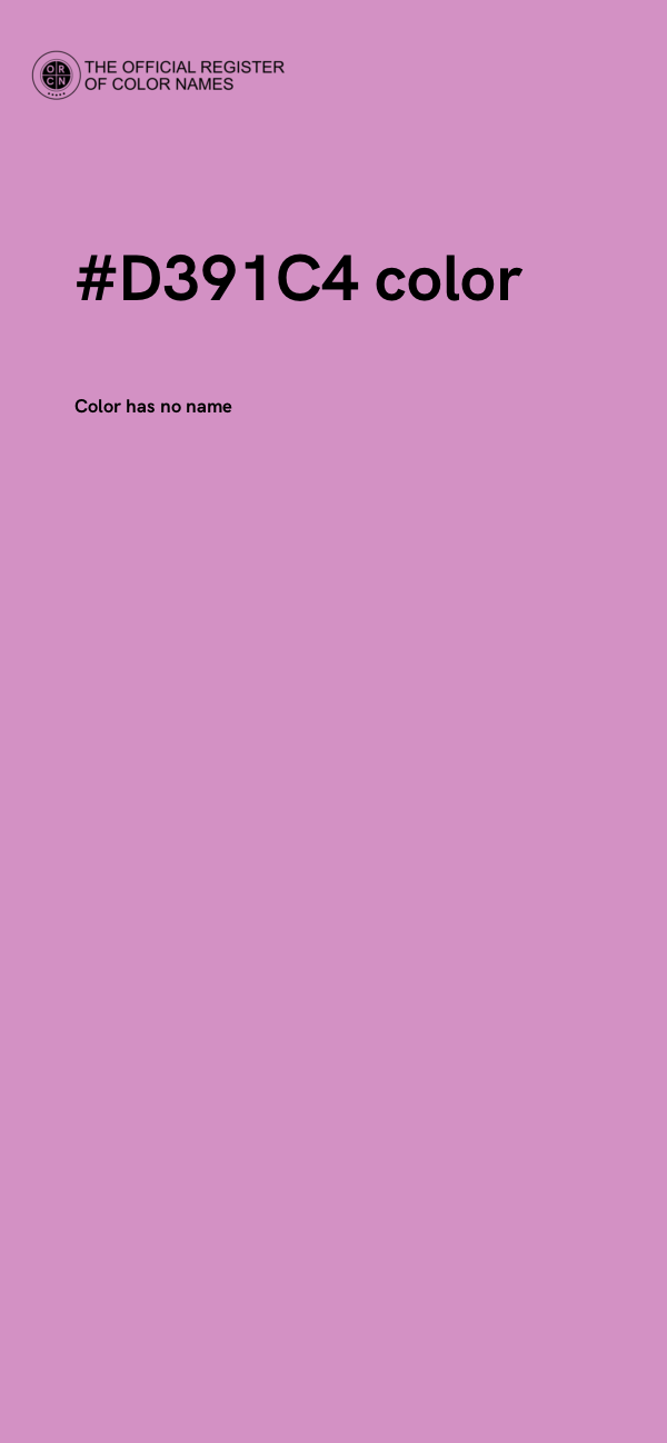 #D391C4 color image