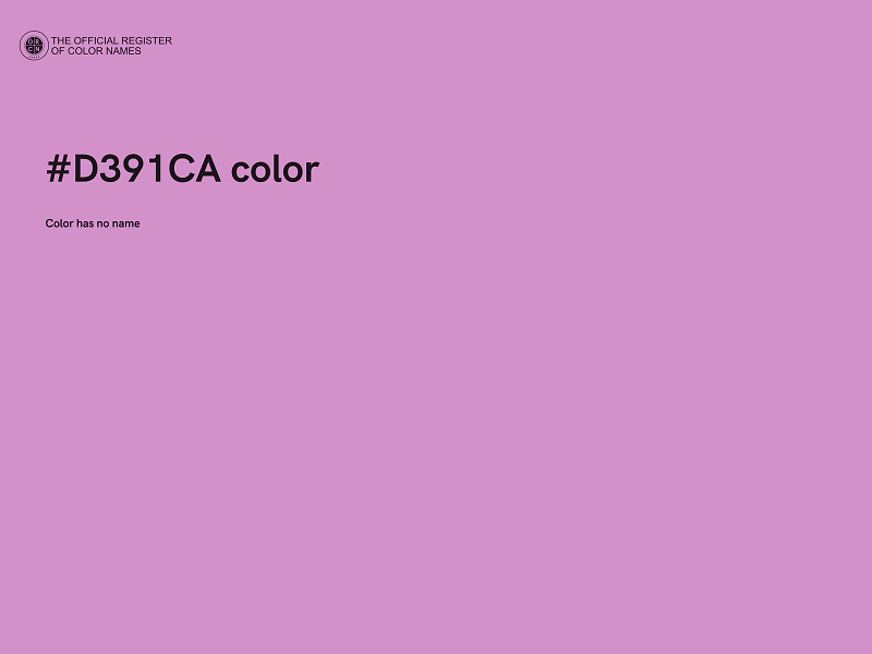 #D391CA color image