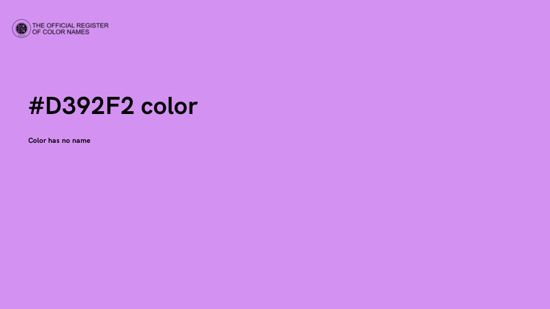 #D392F2 color image