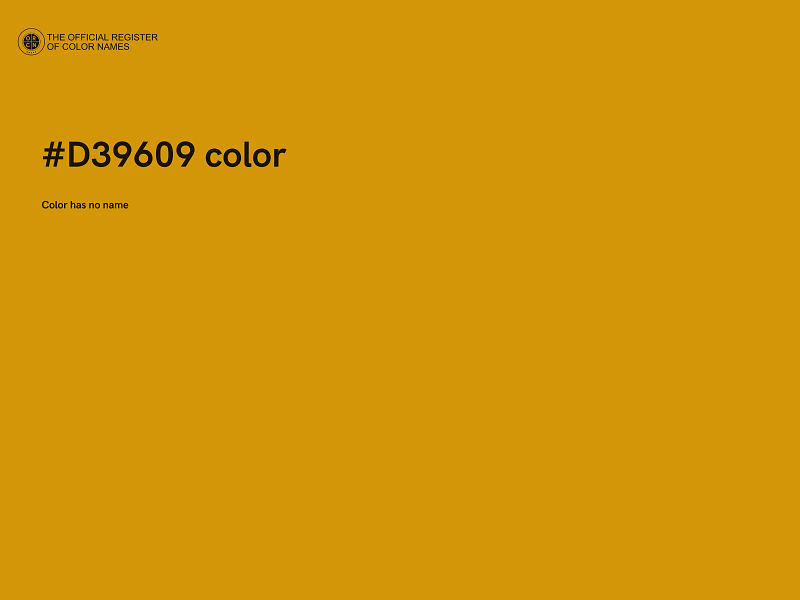 #D39609 color image