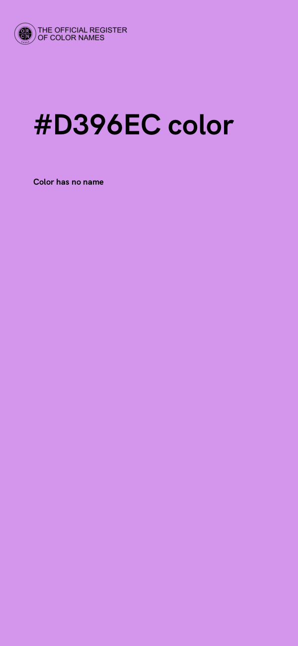 #D396EC color image