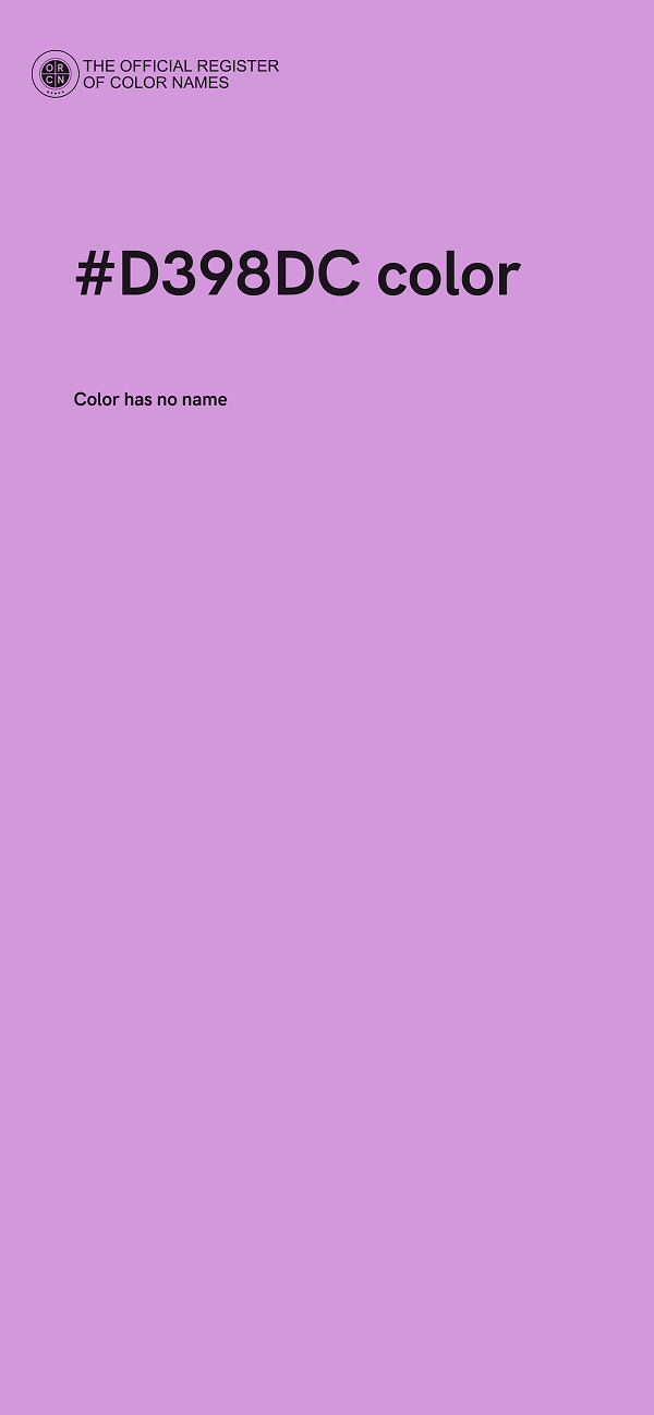 #D398DC color image