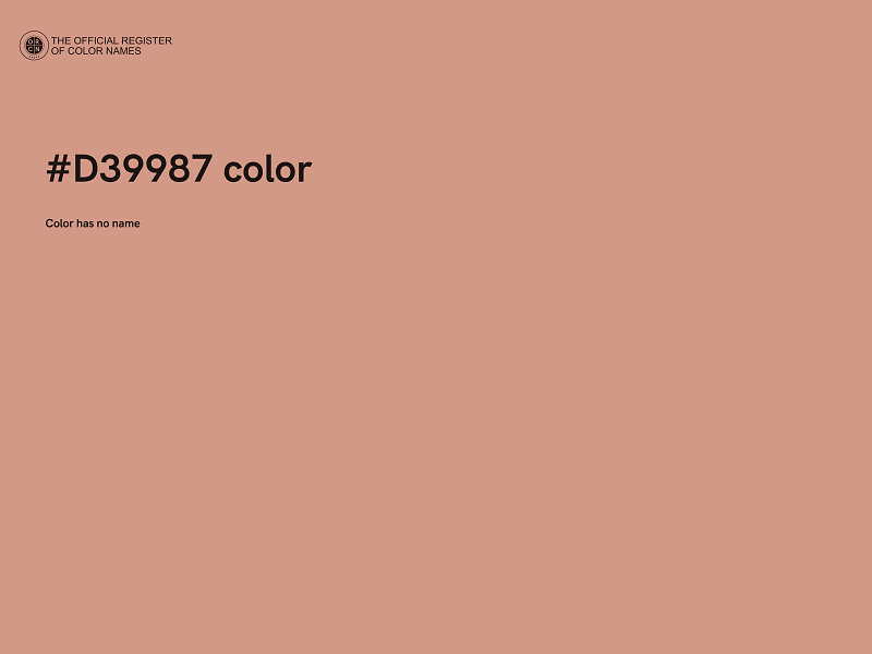 #D39987 color image