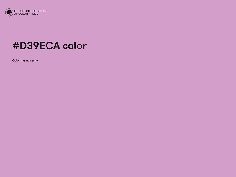 #D39ECA color image