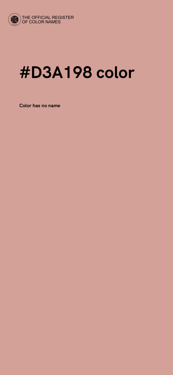 #D3A198 color image