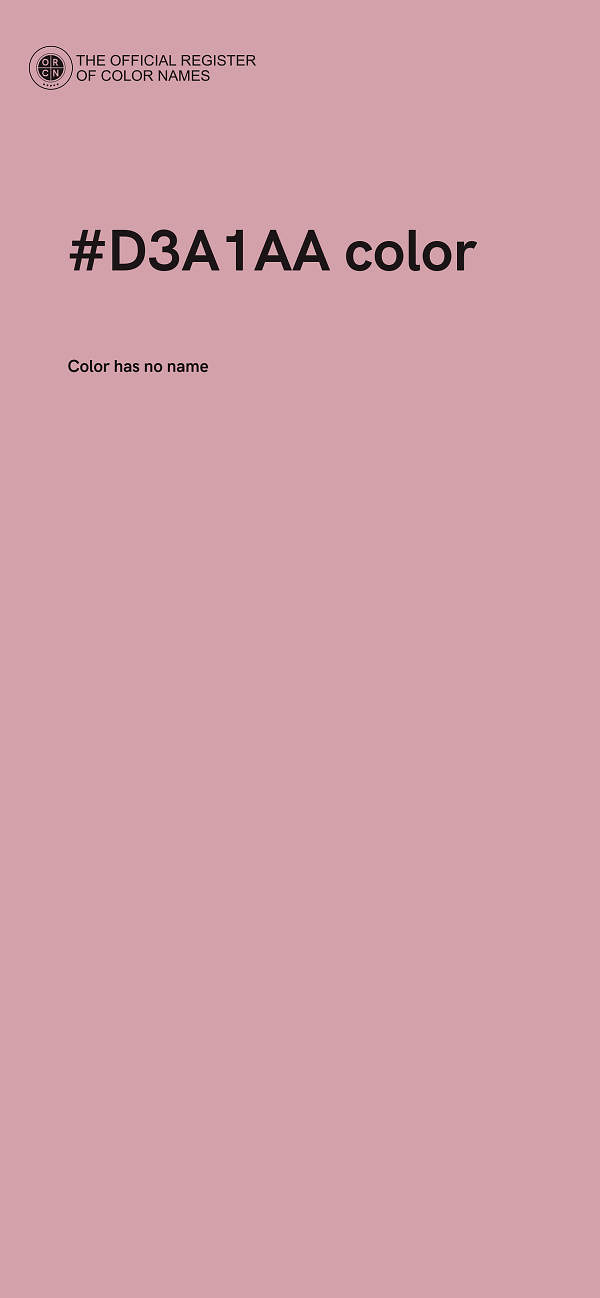 #D3A1AA color image
