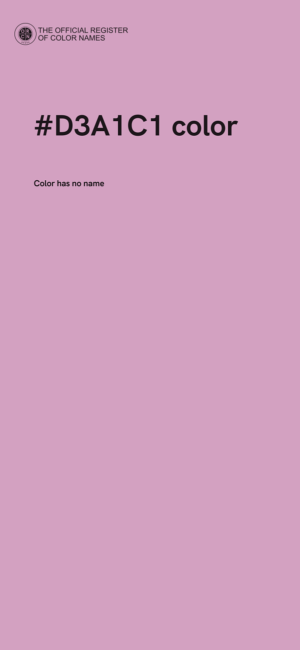 #D3A1C1 color image