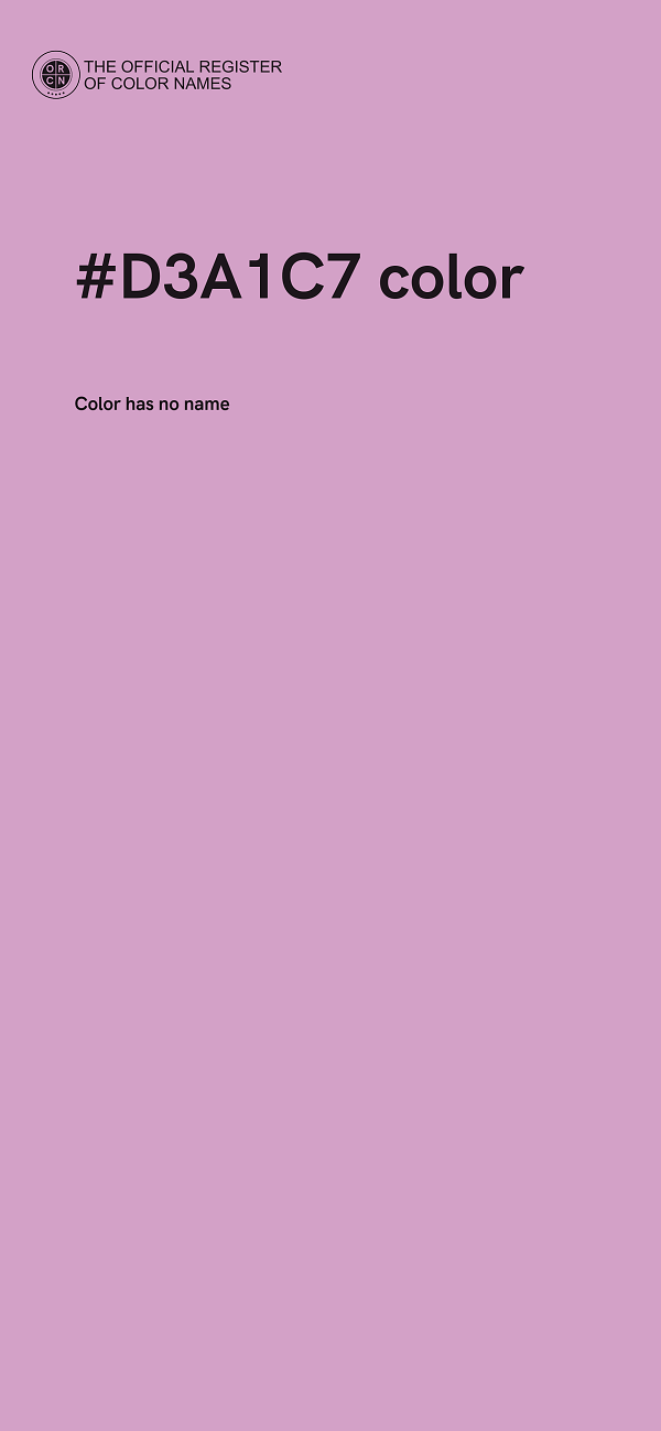 #D3A1C7 color image