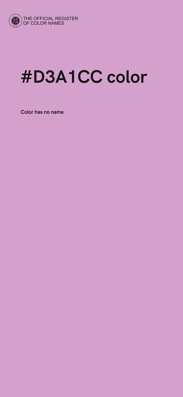 #D3A1CC color image
