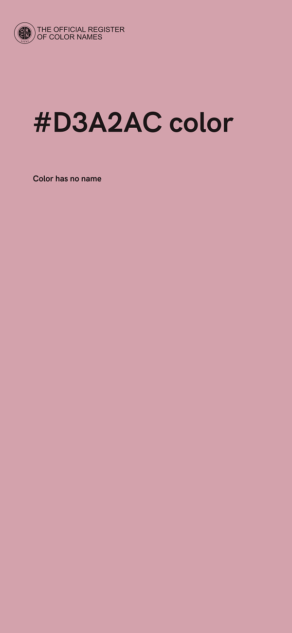 #D3A2AC color image