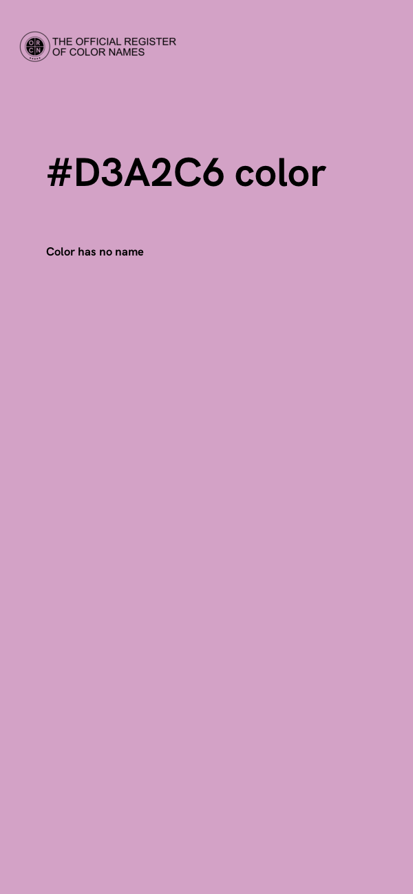#D3A2C6 color image