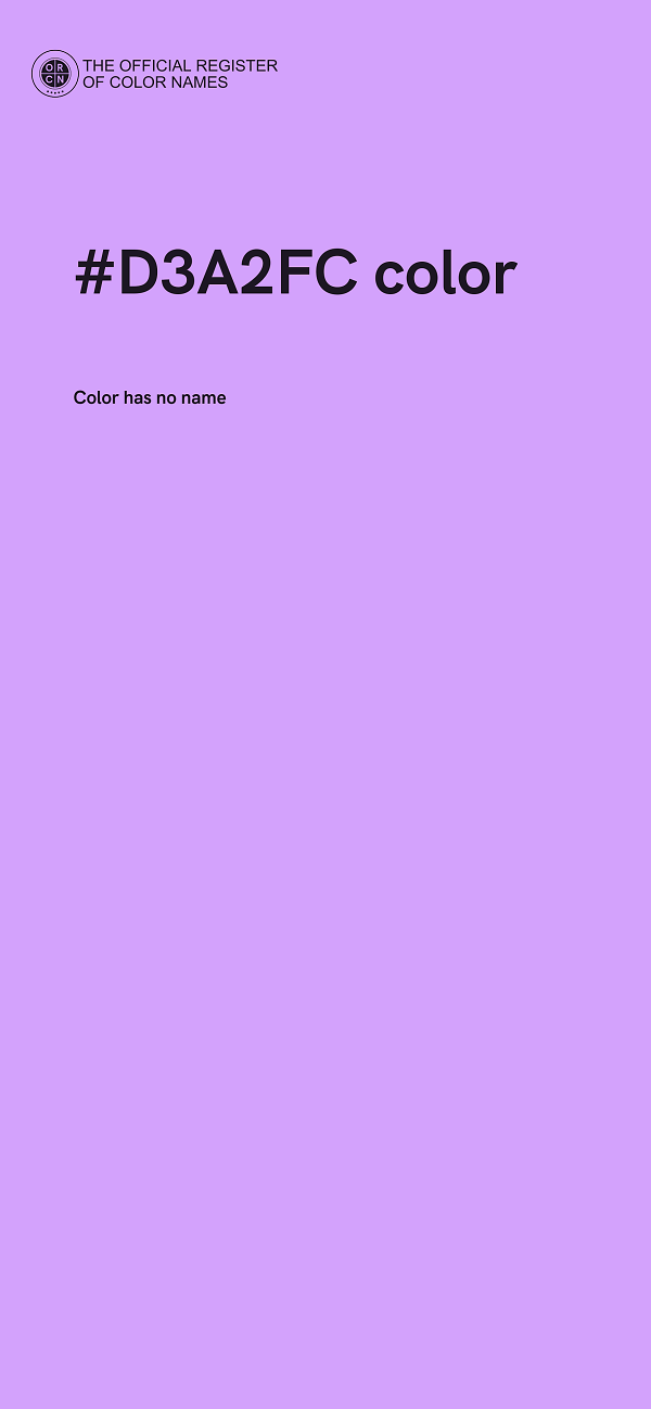 #D3A2FC color image