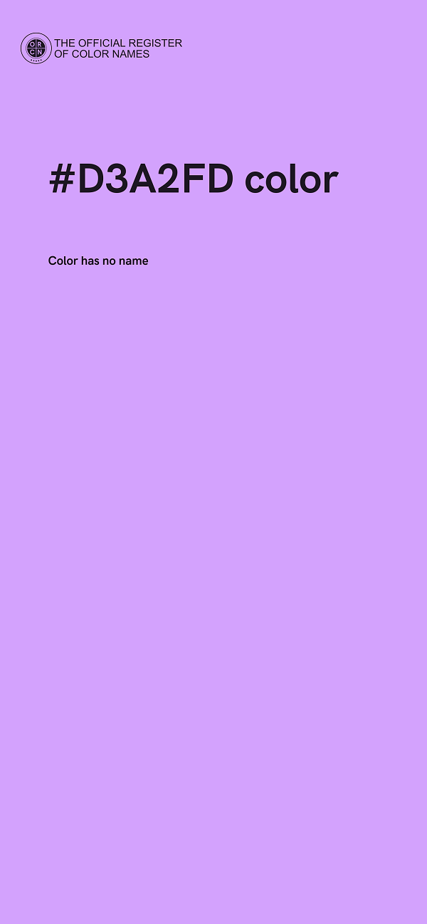 #D3A2FD color image