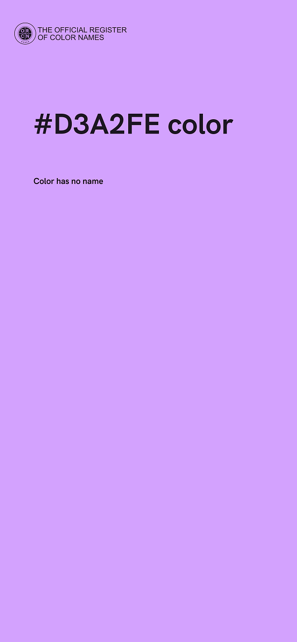 #D3A2FE color image