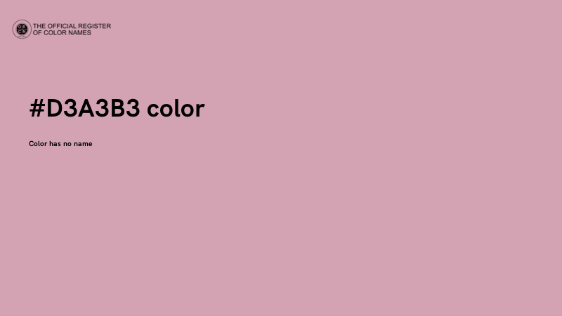 #D3A3B3 color image